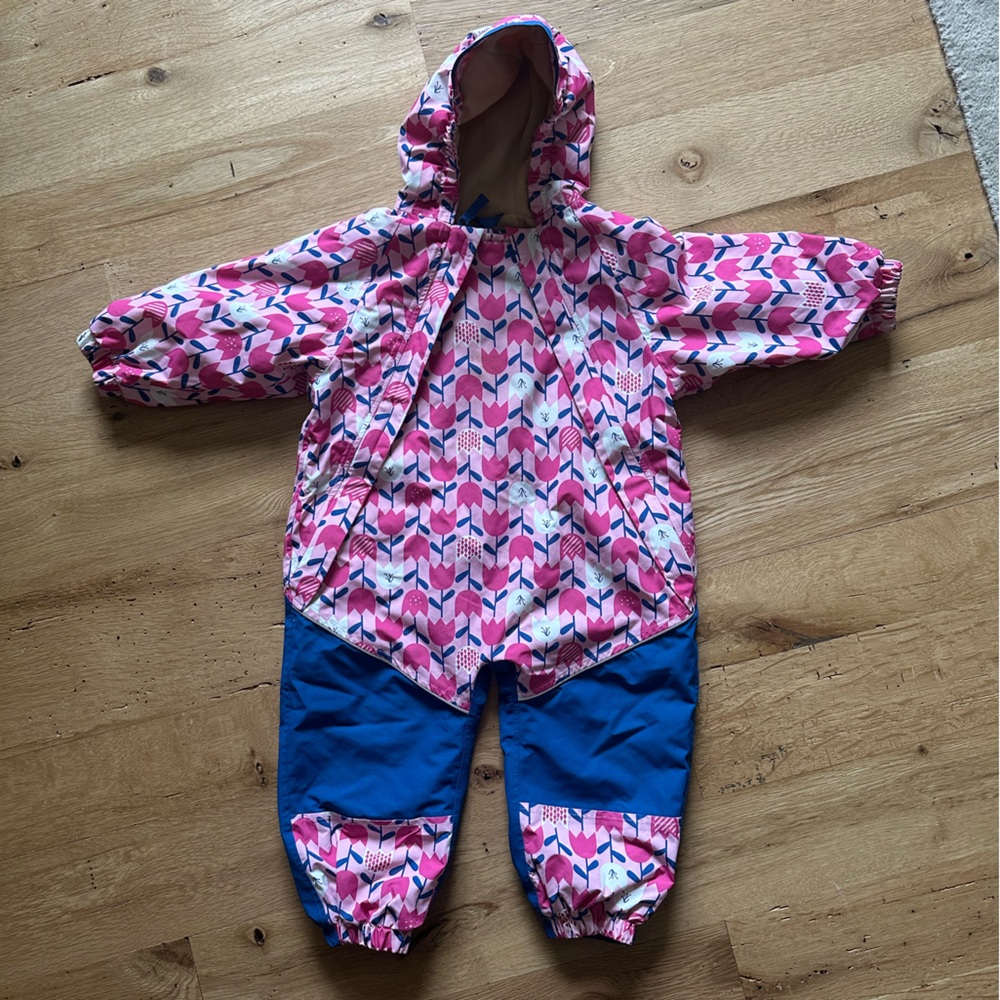 Jan & Jul Pink and Blue Kids Play Suit